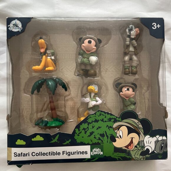 Disney Parks Animal Kingdom Mickey & Friends Safari Collectible Figures Figurine - Picture 2 of 10